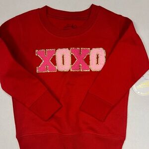 Sweet Wink Lightweight sweatshirt XOXO patch size 2T